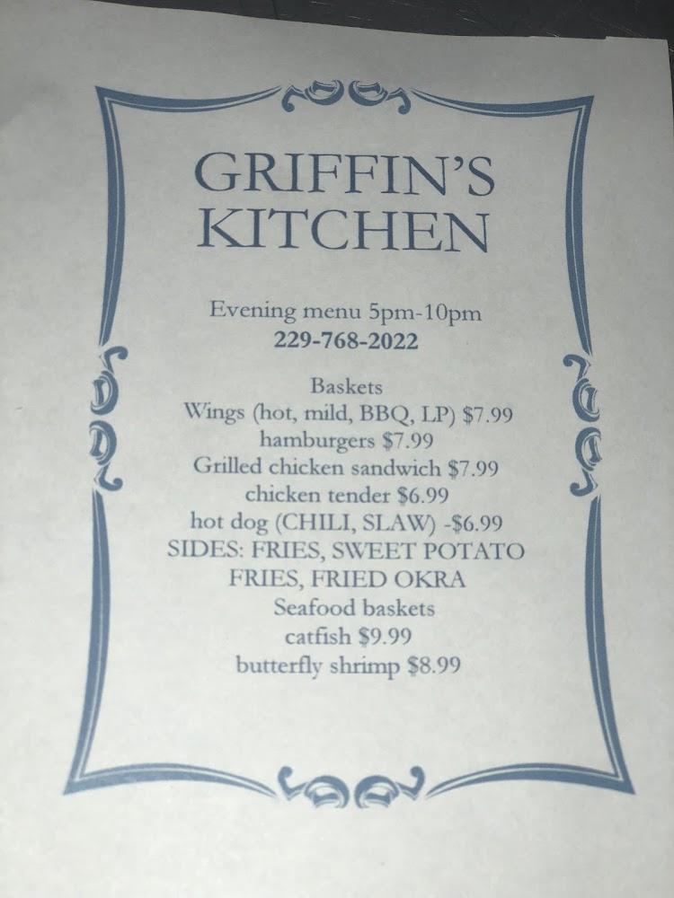 Griffin's Kitchen LLC Menu image 3